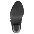 thumbnail image 6 of Journee Womens Vally Inside Zip Stacked Heel Booties, Widths Available, 6 of 10