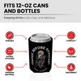 thumbnail image 2 of Evil Coffee Soft Can Cooler - Practice Safe Sets Drink Sleeve, Moto Can Cooler & Can Covers for Action Sport Coffee Enthusiasts, Pop Culture Skeleton Drink Cooler for Motocross Riders, 2 of 12