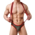 thumbnail image 2 of Calzones Para Hombre, Ropa Interior De Cuero Y Algodón De Malla Suave Para Hombre, Ropa Interior De Algodón Transpirable., 2 of 4