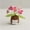 pot for plants, variant on memade Crocheted Plant Pot, Creative Knitted Flower Pot With Cute Positive Encouragement Tag, Desk Bedroom Decor Birthday Gift