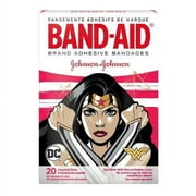 Band Aid Brand Adhesive Bandages, Wonder Woman Assorted Sizes, 20 Ea, 2 Pack