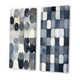 thumbnail image 3 of Designart "Circular Retro Watercolor Indigo Secrets II" Modern Geometric Wall Art Set Of 2 - Modern Blue Wall Decor Set Of 2, 3 of 6