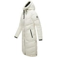 thumbnail image 2 of Marikoo Women's Knee-Length Quilted Winter Jacket with Hood - Benikoo, 2 of 5