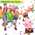 thumbnail image 4 of 2 Set Inflatable Reindeer Antler Game With Rings, Party Game Headband Inflatable Toys For Kids, 4 of 5
