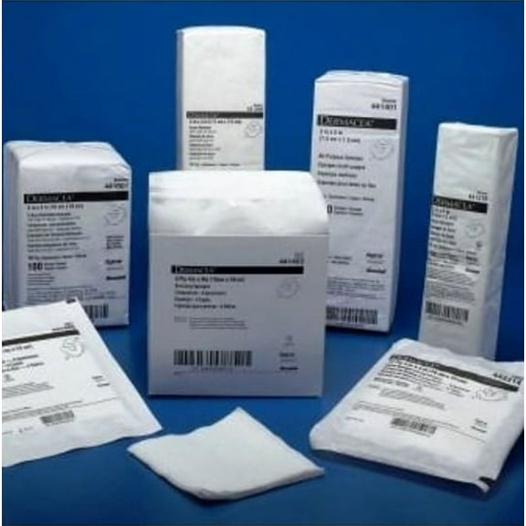 Dermacea Gauze Sponge, 8 Ply, 4 X 4 Inch, Covidien 441001 - Pack of 50