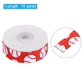 thumbnail image 2 of Unique Bargains 10 Yards Ribbon for Gift Wrapping, 22mm Baseball Ribbons for Crafts Wedding Decoration Gifts, Red, 2 of 5
