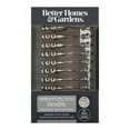 thumbnail image 5 of Better Homes & Gardens Easy Gliding Rustproof Double Shower Curtain Hooks Brushed Nickel , Set of 12, 5 of 5