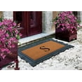 thumbnail image 6 of A1HC Natural Rubber & Coir 24x36 Monogrammed Doormat For Front Door, Anti-Shed Treated Durable Doormat for Outdoor Entrance, Heavy Duty, Low Profile, Easy to Clean, Long Lasting Front Porch Entry Rug, 6 of 7
