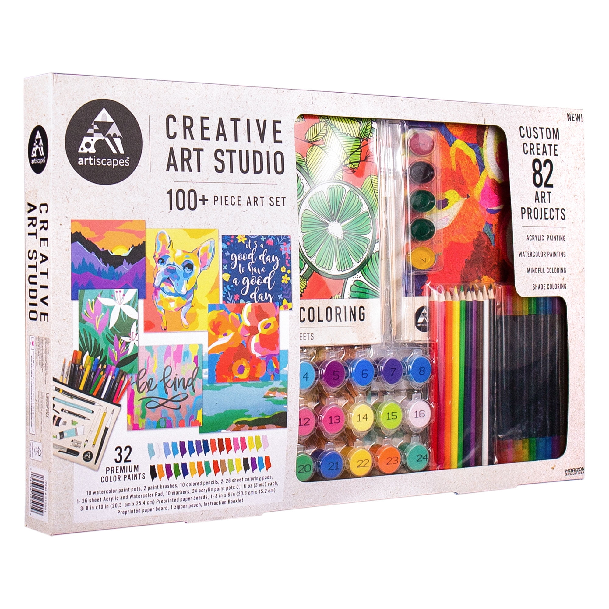 ARTISCAPES Art Set (140 Pieces)