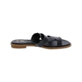 thumbnail image 2 of Sarto Franco Sarto Womens Gretta Leather Slip On Slide Sandals, 2 of 3