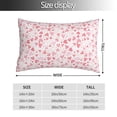 thumbnail image 3 of KLL Cute Hand Drawn Hearts Pillow Covers Envelope Closure,Super Soft and Cozy Fuzzy Fleece Pillow Case Cover 16"x24", 3 of 7