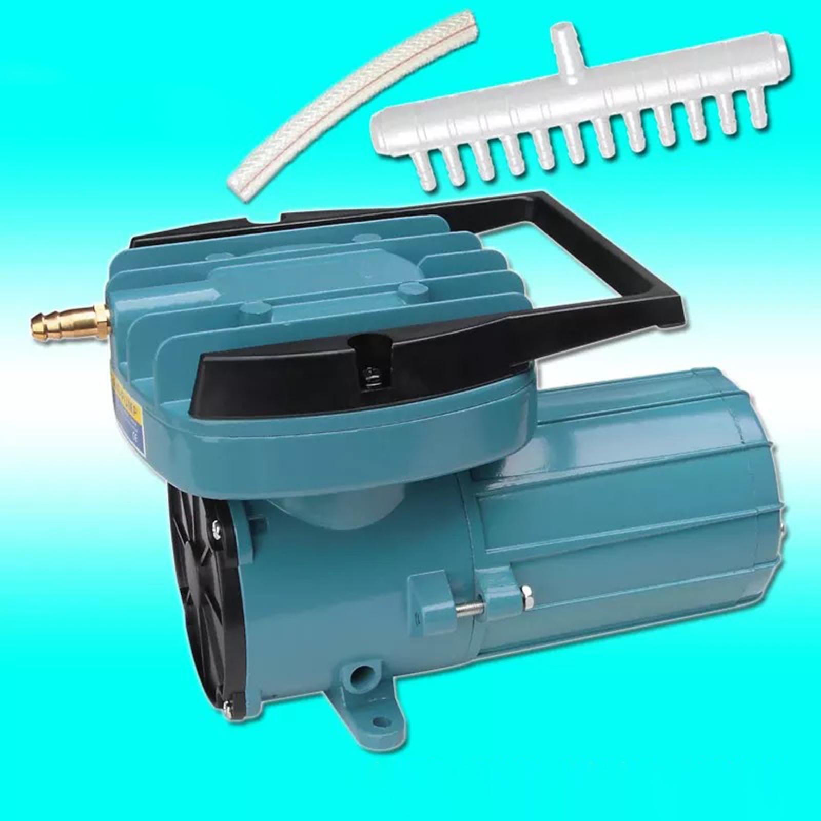 TOOYFUL Aquarium Air Pump DC 12V Pump Tool Accessory Pond Aerator Metal Pump for Outdoor Pond Hydroponics 255x140x165mm
