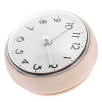 Zehuanyu Waterproof Bathroom Shower Clock with Suction Cup Battery Operated Wall Clock