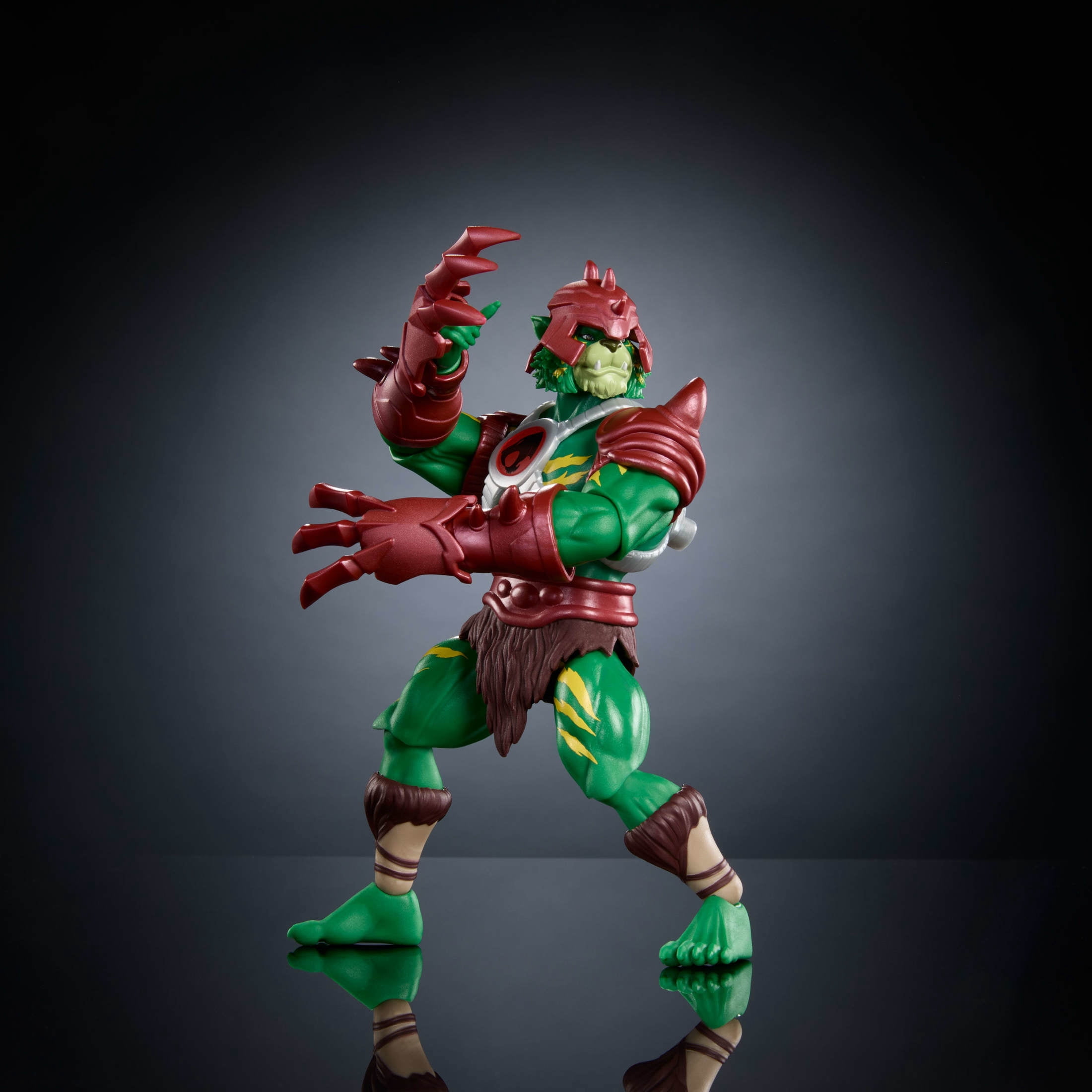 Masters of Universe Origins & ThunderCats Battle Cat Man Action Figure, 1980s Crossover Toy 5.5 Inch