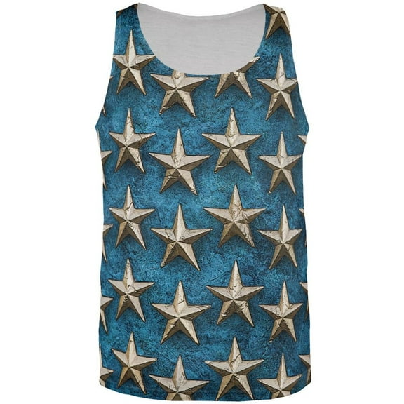 Metals Stars All Over Adult Tank Top - 2X-Large