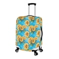 thumbnail image 2 of HELLHERO Sunflower Design Suitcase Cover Polyester Ammonia Quick Disassembly Elastic Luggage Suitcase Covers for Family, 2 of 7