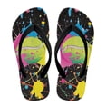 thumbnail image 2 of Psesaysky Tennis Balls Print Flip Flops Girls Sandals Boys Unisex Summer Beach Non Slip Little/Big Kid Outdoor & Intdoor Size 1, 2 of 7