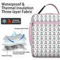 thumbnail image 2 of Winter Animal Insulated Lunch Bag Box Teen Reusable Lunch Tote Bag with Water Bottle Holder Portable Lunch Bag Picnic Travel, 2 of 6