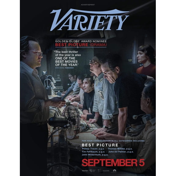 Variety - 24.12.11 Edition: Actors On Actors, Ariana Grande, Cynthia Erivo, Ryan Reynolds  Angelina Jolie, Top Chart Honorees, JJ Abrams To Re-Up Warner Bros Contract, Grammy Race Contenders  More!