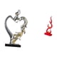 thumbnail image 5 of Figura De Pareja Besándose, Estatua Abstracta De Fuego, Figura De Resina Coleccionable Con Forma De Llama, Adorno De Escritorio Para Dormitorio, Boda, Estantería, Armario, Decoración Del, 5 of 8