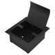 thumbnail image 3 of Recessed Toilet Paper Holder,Stainless Steel Double Roll Paper Box for Bathroom,Wall-Mounted Paper Storage Rack, 3 of 5