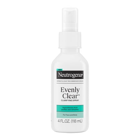 Neutrogena Evenly Clear Clarifying Spray, Hypochlorous Acid , 4 fl. oz