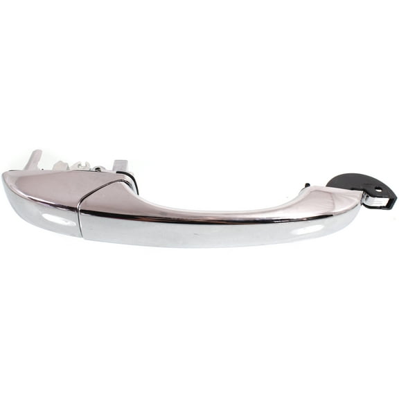 Exterior Door Handle Compatible with 2008-2019 Dodge Grand Caravan Rear, Driver or Passenger Side Chrome
