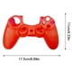 thumbnail image 4 of PS4 Controller Skin Grip Cover Case Set Protector de silicona suave Gel Goma Shell Antideslizante Thumb Stick Caps para Playstation 4 Controller Gaming Gamepad Xemadio 2033315-4, 4 of 9