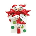 thumbnail image 4 of Personalized Family of 4 Christmas Ornament 2024 - Our First Christmas Together Ornament Present Box, 4 of 10