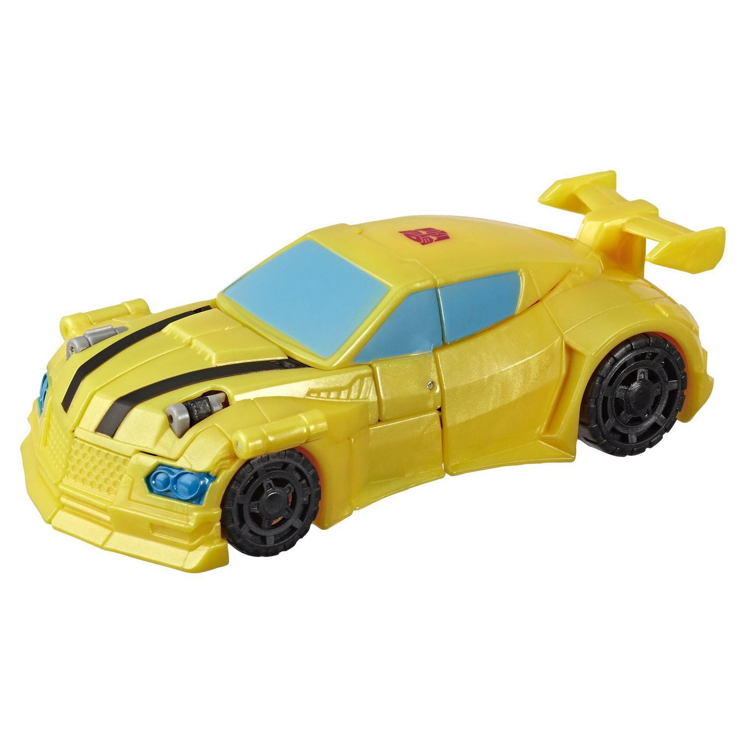 Transformers Toys Cyberverse Action Attackers Warrior Class Bumblebee Action Figure -- Repeatable Hive Swarm Action Attack Move – 5.4-inch