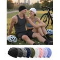 thumbnail image 7 of 97% Cotton Skull Cap Beanies for Men Women, Breathable Helmet Liner Sleep Hat, 7 of 7