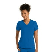 Grey's Anatomy GRST011 Women's Emma Scrub Top New Royal L