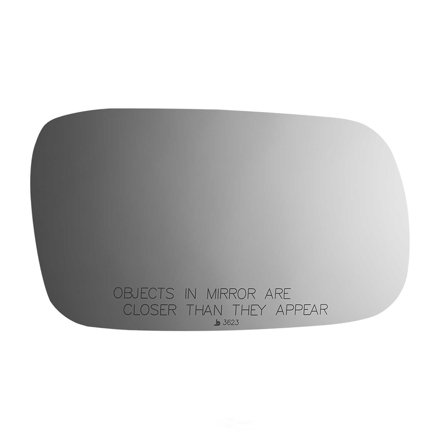 Burco Side View Mirror Replacement Glass - Clear Glass - 3623