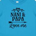 thumbnail image 4 of Inktastic Nani and Papa Love Me Boys or Girls Baby T-Shirt, 4 of 5