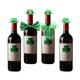 thumbnail image 1 of Tapón de botella de vino para el Día de San Patricio, plástico verde 3,15 in • Diseño de duende trébol • Sellado hermético que preserva la frescura del vino • Regalo para decoración de bar de fiesta, 1 of 6