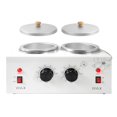 thumbnail image 2 of 1.2L Double Portable Wax Warmer Machine for Painless Hair Removal, Women Men Professional Wax Heater with Adjustable Temperature Set, 40pcs Sticks, 2 of 6