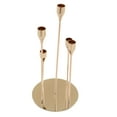 thumbnail image 3 of Candlestick Holders,Gold Taper Candle Holders Candle Stick Gold Candelabra Seamless Integration, 3 of 12