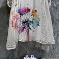thumbnail image 4 of Vestido HUOGUO Vintage Floral Manga 3/4 para mujer, talla grande, 4 of 5