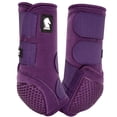thumbnail image 2 of Medium Classic Equine Flexion Legacy Horse Front Hind Bell boots Eggplant, 2 of 3