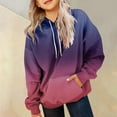 thumbnail image 2 of Hessimy Girls Zip Up Hoodies Fleece Jackets Oversized Sweatshirts Fall Fashion Outfits Sweaters Winter Clothes Boys Hoodies Size 14-16 Pullover (Purple,11-12 Years), 2 of 6