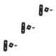 thumbnail image 5 of Eigraketly Pack of 2 Acoustic Guitar Bass with Plates Instrument Components Accessories Mounting Plate Portable Professional String Control Type1 NO1, 5 of 6