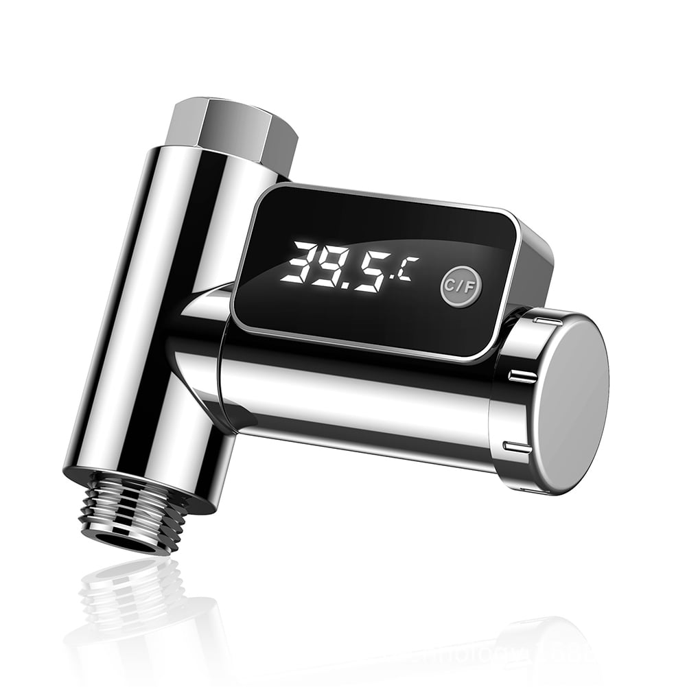 LED Shower Temperature Water Thermometer Celsius/Fahrenheit s u Tool D7H8
