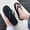 #0190-Black, variant on Couple's Massage Flip Flops, Textured Footbed Thong Sandals with Massage Particles, EVA Lightweight Beach Slippers, Unisex Non Slip Casual Summer Footwear for Indoor Outdoor Gift
