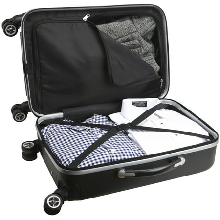 NBA Houston Rockets 20-Inch Hardside Carry On Spinner in Black