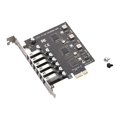 thumbnail image 1 of Carte d'Extension PCIE vers 8 Ports USB 3.2 Gen1 Contrôleur Type C 5Gbps Adaptateur TAPDRA Pièce de Rechange, 1 of 4