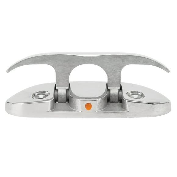 4.6in Foldable Pull-Up Cleat for Boat Docks & Hardware Stainless Steel Marine Dock Cleat