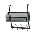 thumbnail image 5 of QSTDGVPW over The Door Hooks Organizer Multifunctional and 4 Hooks Hanging Door Organizer Black Single Tier, 5 of 9