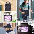 thumbnail image 2 of Iokmax for iPad Air 13 Inch Case M2 2024 with HD Screen Protector & Shoulder Strap & Pen Holder [ 15FT Drop Protection] Heavy Duty Military Case for iPad Air 13 M2 - Rotating Stand for Kids, 2 of 6