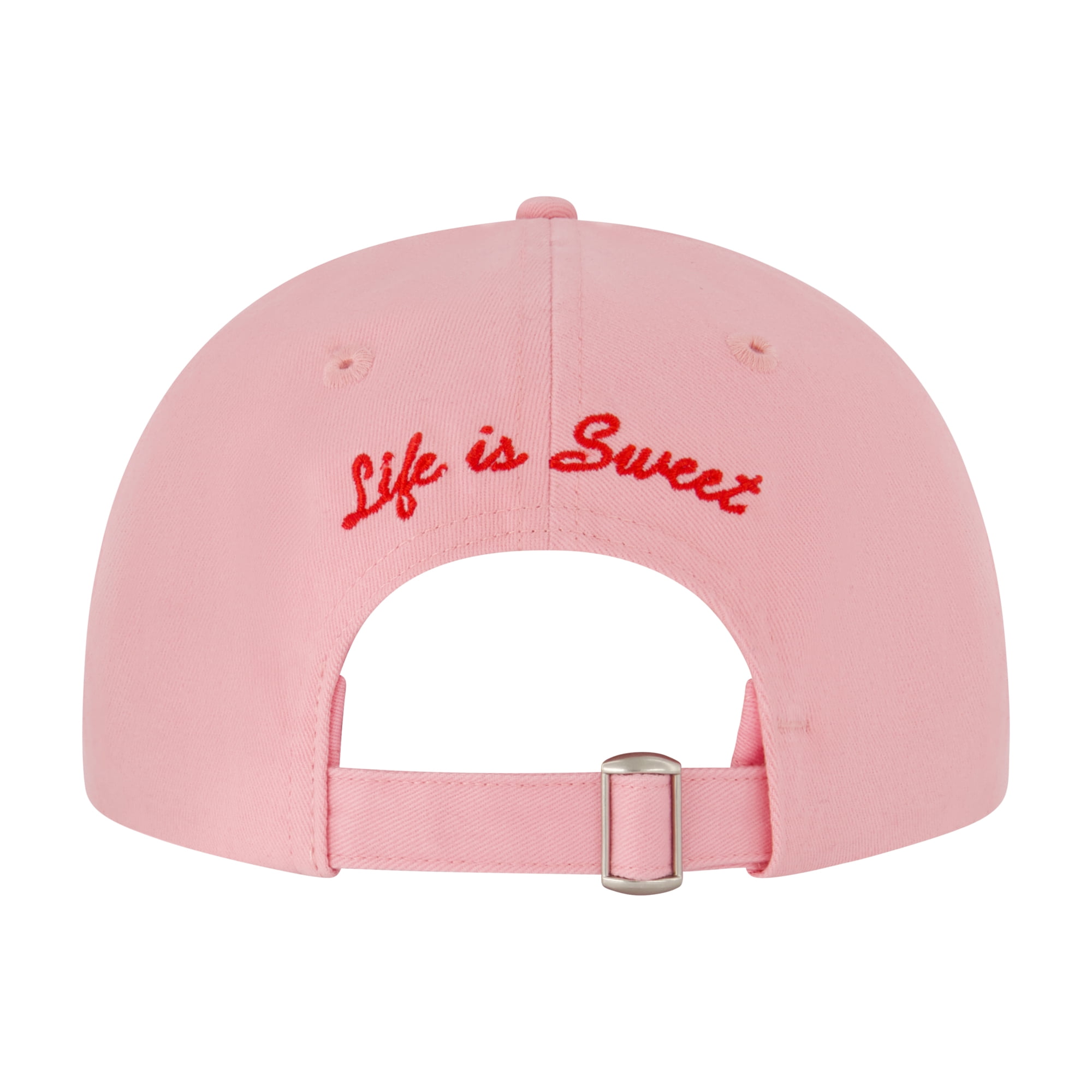 Strawberry Shortcake Baseball Hat, Life is Sweet Adjustable Unisex Baseball Cap, Pink, One Size