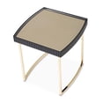 thumbnail image 6 of Michael Amini Lisbon Side Table - Silken Matte Black, 6 of 9